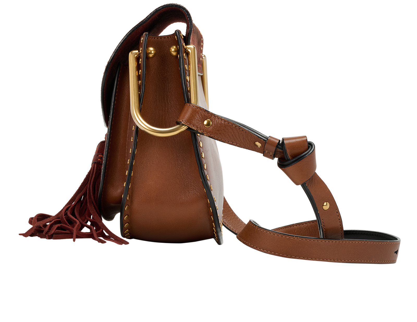 Small Hudson, &pound;295, Handbags, Brown, Leather, Bottom view